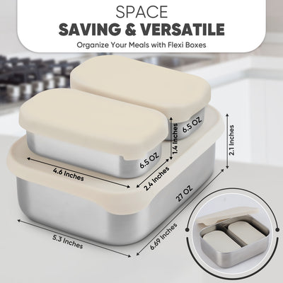 Set of 3(1200ml)-Vanilla
