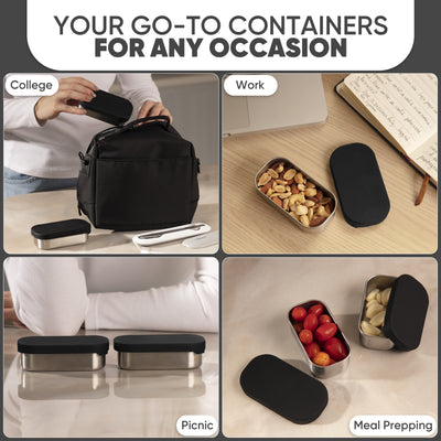 Set of 2(400ml) - Black